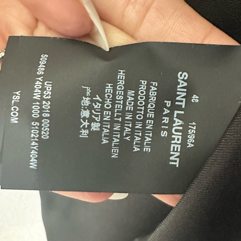 SAINT LAURENT Black single breasted Blazer - Picture 6 of 6